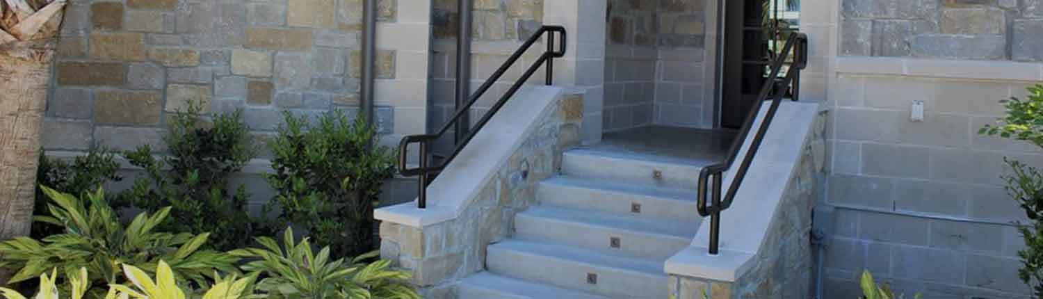 commercial stair rails Custom Security Fence