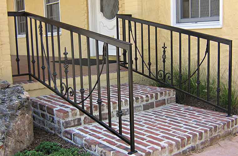 stairstairrails main img Custom Security Fence