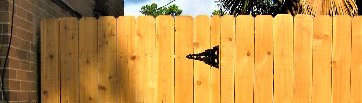 wood fences gates Custom Security Fence